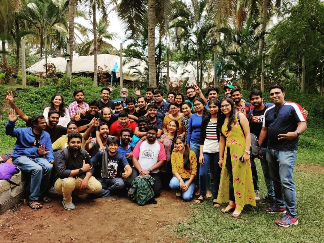 Diverse AgilizTech team enjoying outdoor team building activities