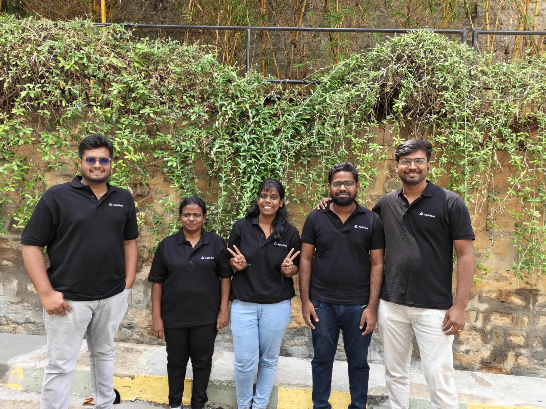 AgilizTech team members in company branded attire